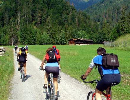 Rad Fahrer in Oberaudorf
