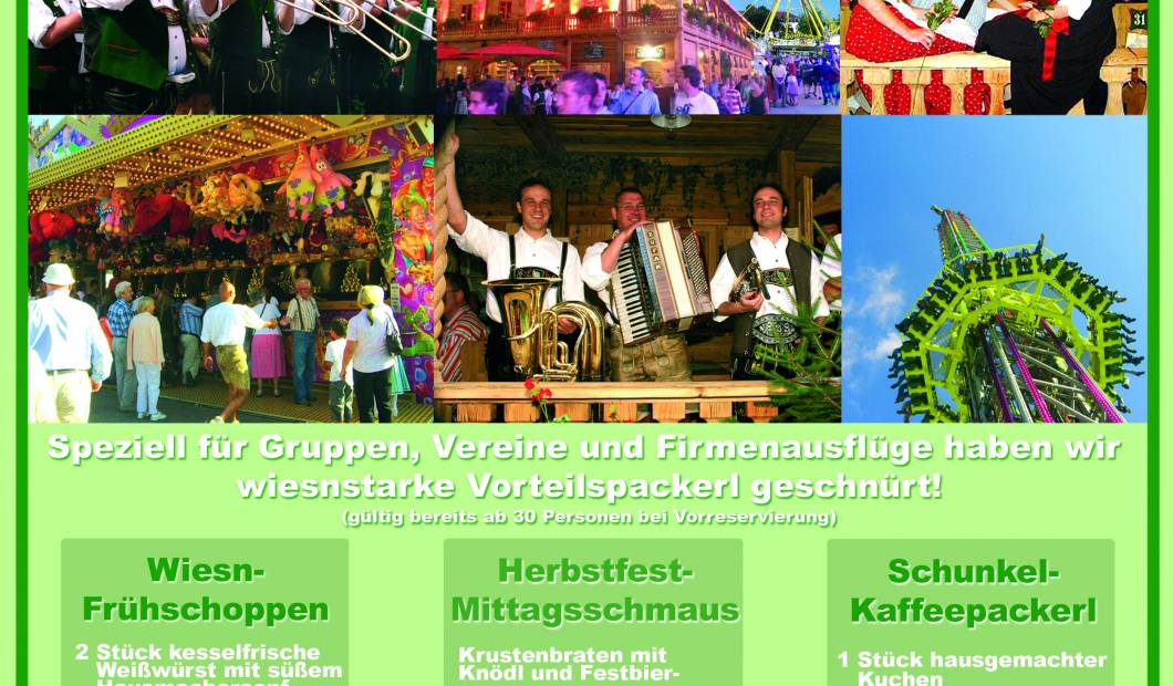 Flyer Tatzlwurm Pakete für Gruppen - Herbstfest Rosenheim
