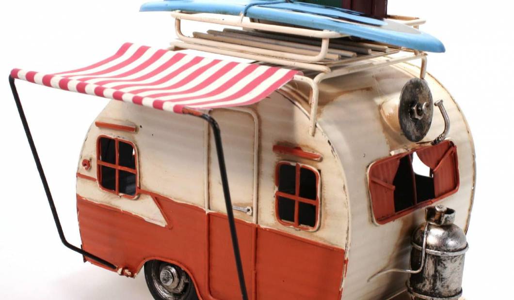 Miniatur Wohnmobil aus Blech