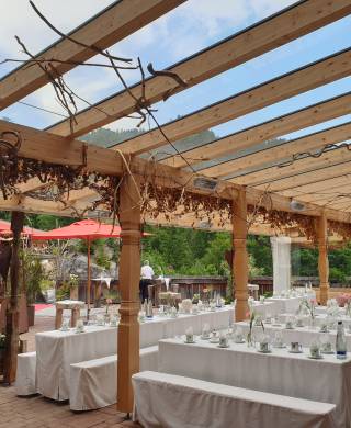 Eventlocation Outdoor im Hotel Tatzlwurm