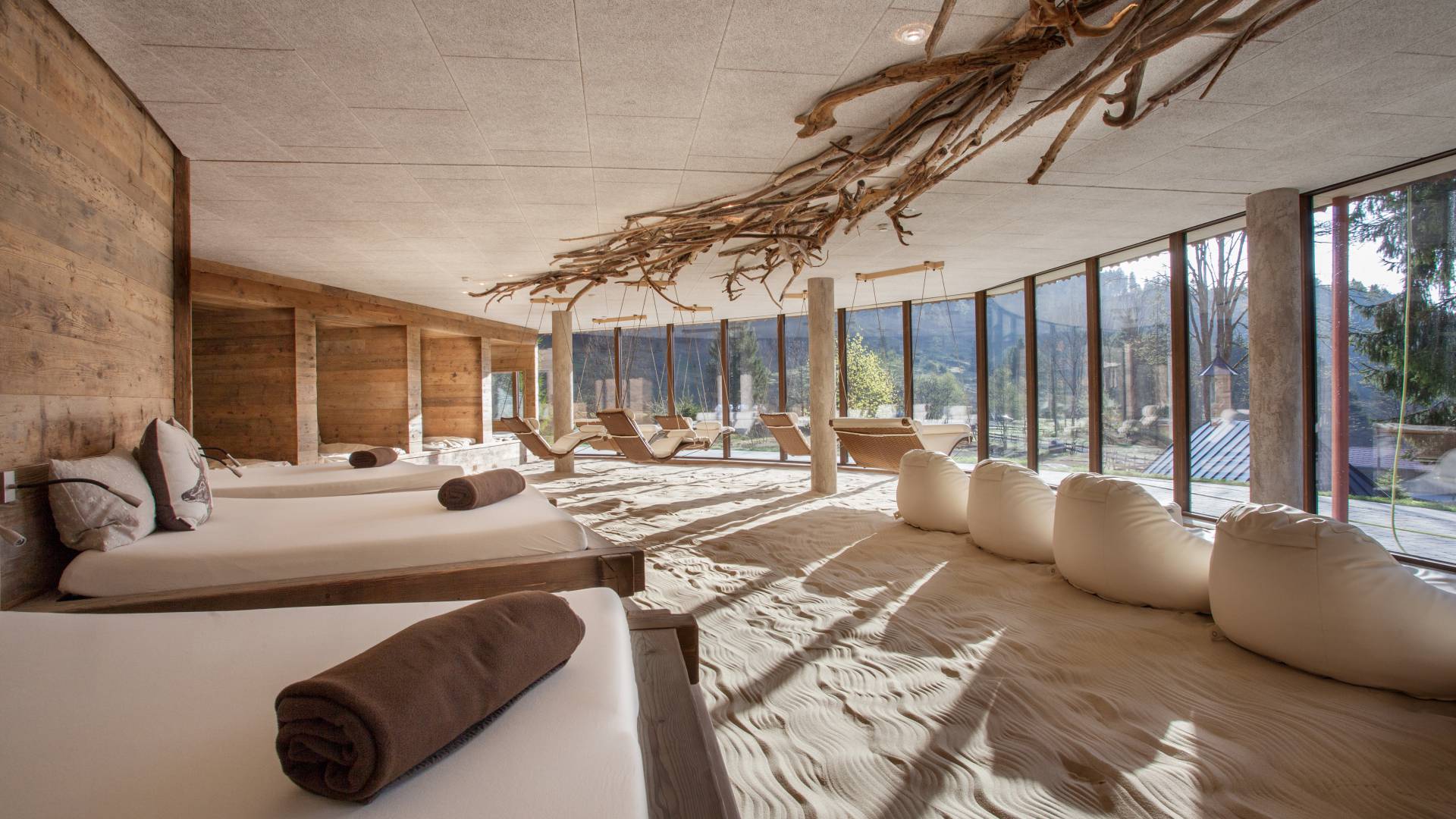 Ruhebereich Wellnesshotel Tazlwurm