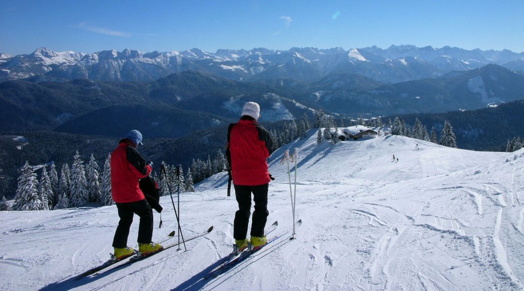 Skifahren in Bayern