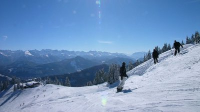 Skigebiet in Bayern