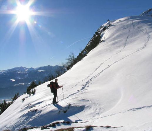 Schneeschuhwandern in Bayern